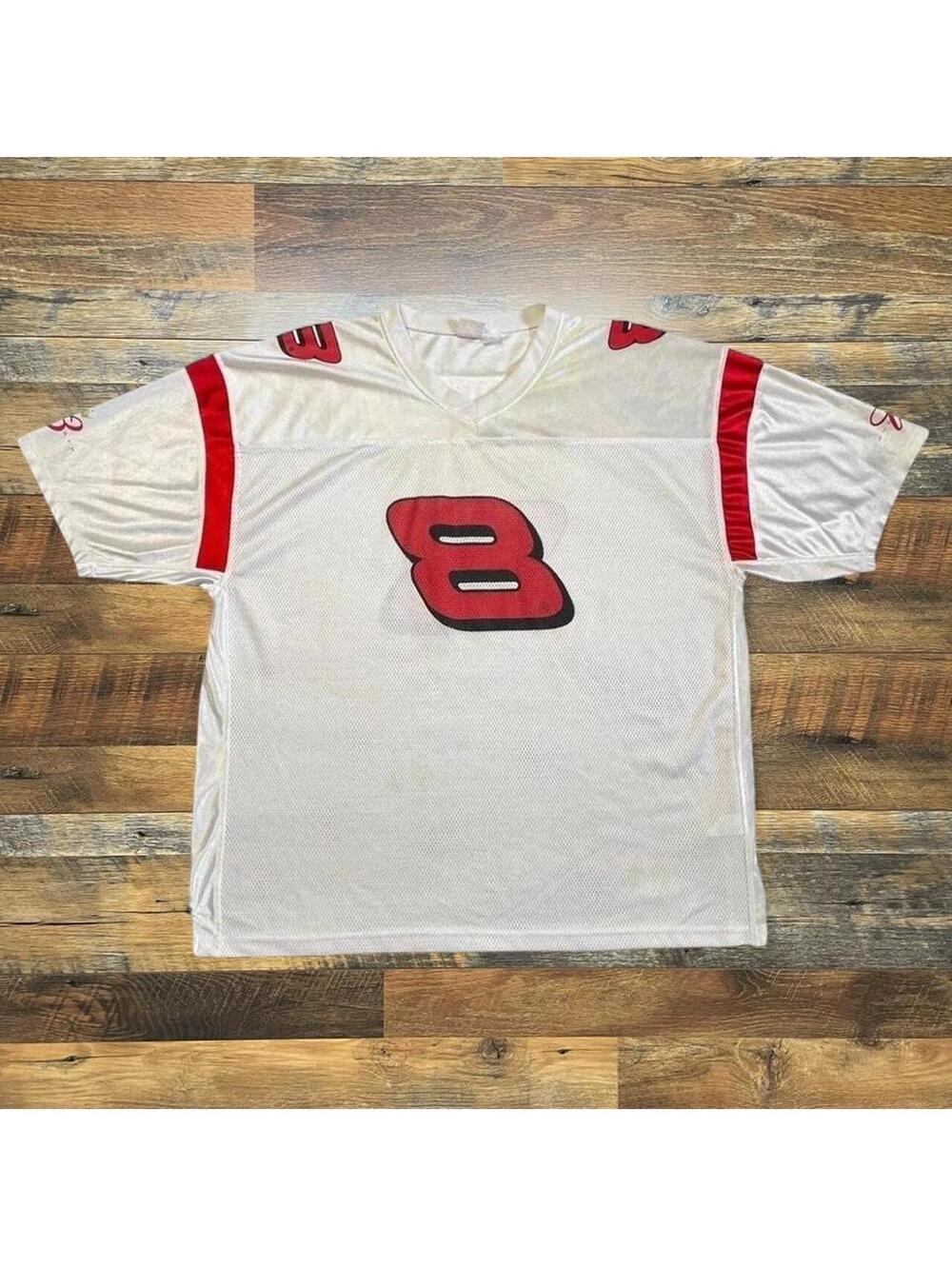 Vintage Dale Earnhardt Jr. Budweiser Jersey Size 2XL Football Winners Circle.